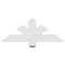 Ekena Millwork Redmond Architectural Grade PVC Gable Bracket, 36"W x 13 1/2"H x 4"D x 4"F, 9/12 Pitch GBP036X14X0404RED00 - alternate 3